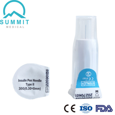 Einziehbares Selbstinsulin Pen Needles 30G 8mm für Insulin-Stifte