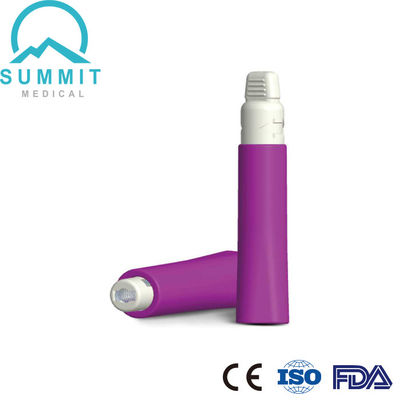Diabetiker-Sicherheitslanzette mit Drei-Beveled-Nadel 28G Tiefe 1,8mm