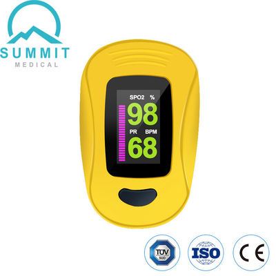 Medizinischer Grad-Handpulsoximeter, CER gelber Fingerspitzen-Pulsoximeter
