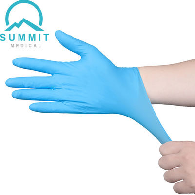 4g Wegwerfuntersuchungshandschuhe, 0.1mm ärztliche Untersuchungs-Nitril-Handschuhe
