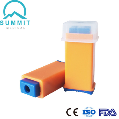 Gamma entkeimtes Selbstklicken-Lancing Gerät für schnelle Orange des Test-21G 2.2mm