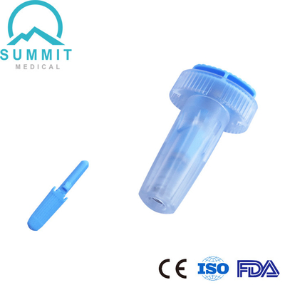 Sterile Druckknopf-Lanzette 28G 1.6mm für die Blutzucker-Prüfung