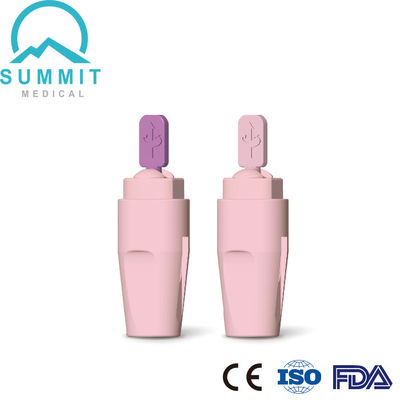 Klinische Sicherheit Blutlanzette mit automatisch zurückziehbarer Nadel 28G/1,8mm 30G/1,5mm