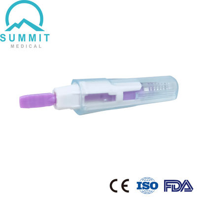Einweg-Steril-Sicherheits-Lancet-Nadel 28G mit Penetrationstiefe 1,8 mm