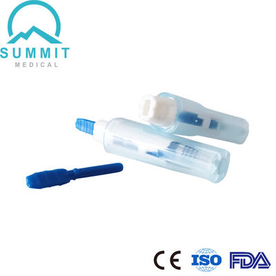 Mini-Sicherheits-Lancet-Gerät mit automatisch verriegelter Nadel 30G 1,5 mm Blau