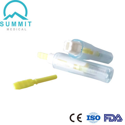Einweg-Sicherheitslanzett mit automatischem Stichmechanismus 26G 1,8 mm Gelb