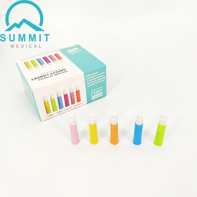 Fingerprick-Lancet-Gerät 18G 21G 23G 26G 28G 30G für diagnostische Tests