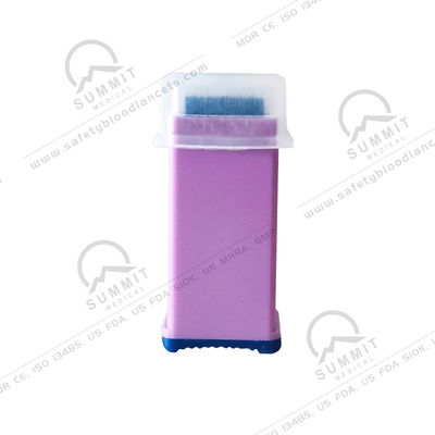 Medizinische Einweg-Sicherheits-Blut-Lanzette 28G 1.8mm mit Pull Top Cap