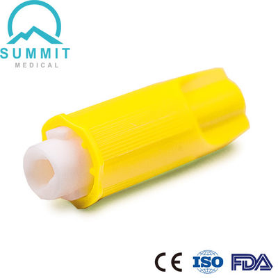 Sterile gelbe 100 Stücke der Blut-Sammlungs-Sicherheits-Lanzetten-Nadel-26G 1.6MM pro Behälter