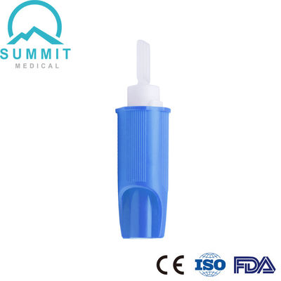 Bequeme Blut-Sammlungs-Sicherheits-Lanzette mit Skalpellklinge 21G 2.2mm hellblau