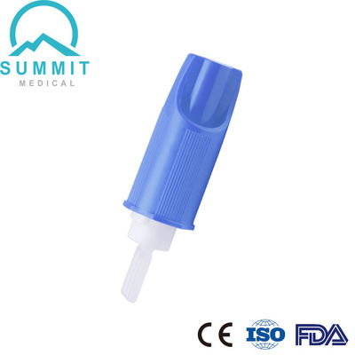 Bequeme Blut-Sammlungs-Sicherheits-Lanzette mit Skalpellklinge 21G 2.2mm hellblau