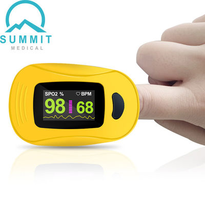 Gipfel-drahtloser Digital-Finger-Pulsoximeter-Doppelfarbe OLED