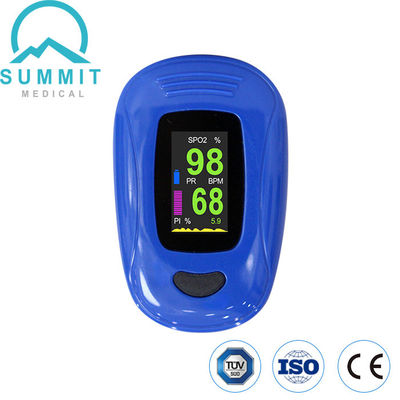 OLED-Anzeigen-blaues Blut-Fingerspitzen-Pulsoximeter 30bpm-240bpm