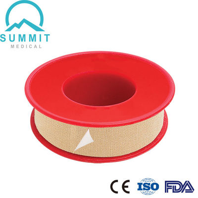 Mikropore Tan Surgical Tape Plastic Spool des Baumwollgewebe-50mm