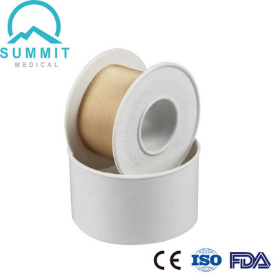 2.5cmX5m Tan Silk Surgical Adhesive Plaster mit Plastikspule