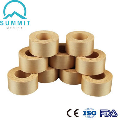 2.5cmX5m Tan Silk Surgical Adhesive Plaster mit Plastikspule