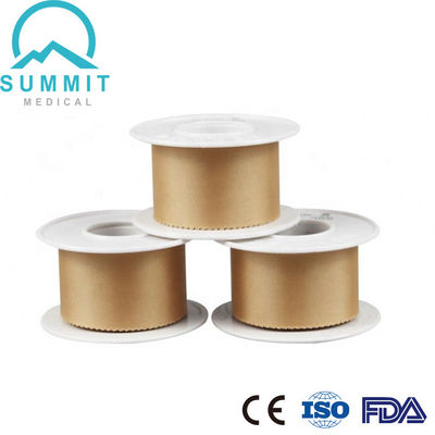 2.5cmX5m Tan Silk Surgical Adhesive Plaster mit Plastikspule
