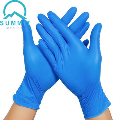Blau 3,5 MIL Disposable Examination Gloves, Latex-freie medizinische Nitril-Prüfungs-Handschuhe