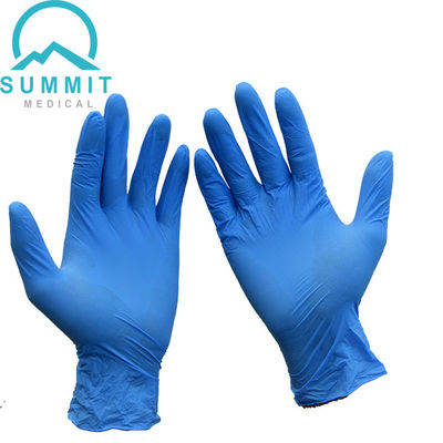 Blau 3,5 MIL Disposable Examination Gloves, Latex-freie medizinische Nitril-Prüfungs-Handschuhe