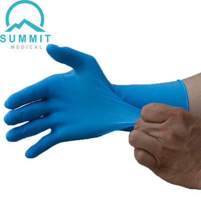 Freie strukturierte medizinische Nitril-Untersuchungshandschuhe des Latex-EN455