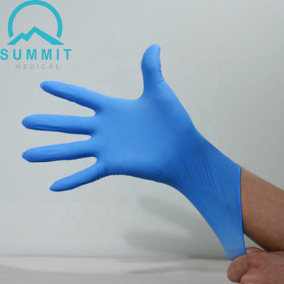 ASTM D6319 maserte 4 Mil Nitrile Disposable Examination Gloves