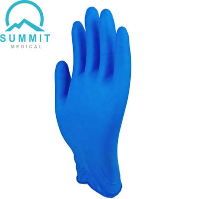 Medizinisches Wegwerfpulver-genehmigten freie große Nitril-Prüfungs-Handschuhe FDA 510K