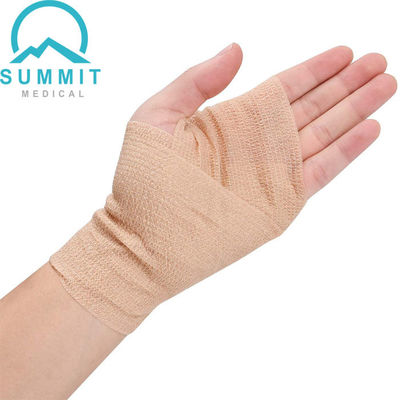 4 Zoll X 5 Yards Tan Elastic Cohesive Bandage-Vliesstoff-selbstklebend