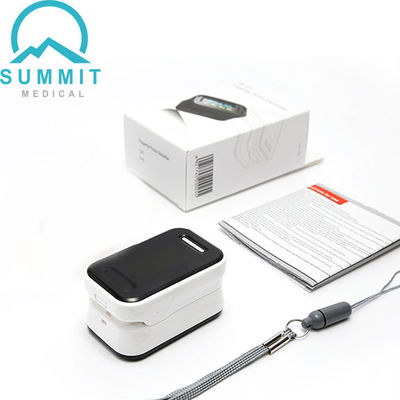 Fingerspitzen-Pulsoximeter-Wellenform-Parameter-Schwarz-Weiß TUV-CER-ISO FDA