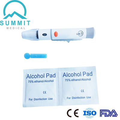 6 Tiefen-justierbarer Lanzetten-Pen Diabetic Lancing Device With-Ejektor
