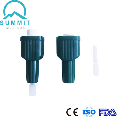 Spitzenbrandschutz-Lanzette für in-vitrodiagnosen, 21G 1.8mm, Druckknopf aktivierte