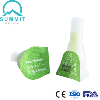 Bequeme Insulin-Einspritzung 31G 8mm Pen Needles Ultra Thin Type