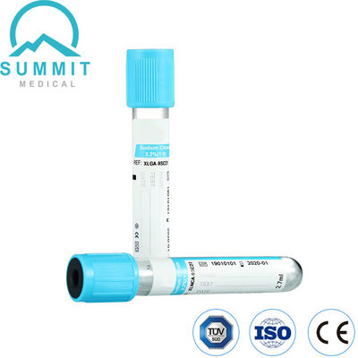 20,7 ml Natriumcitratröhre, hellblaue Oberfläche, mit 3,2% Natriumcitratzusatzstoff